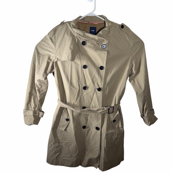 GAP Women's Tan Trench Coat - Picture 1 of 7